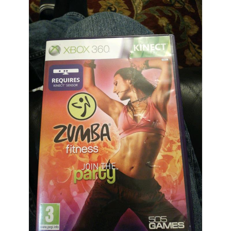 Zumba Fitness Xbox 360 game.