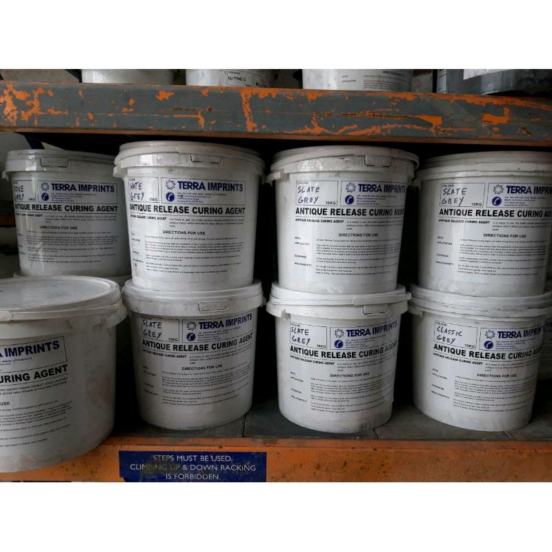 Concrete products, colour hardners, sealers