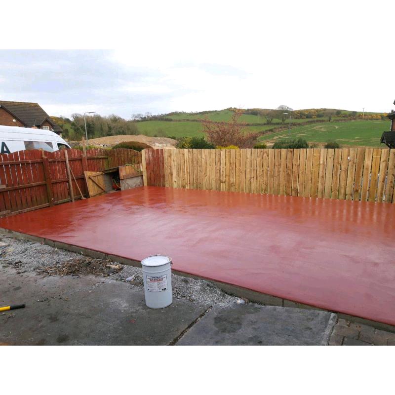 Concrete products, colour hardners, sealers