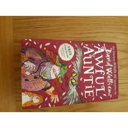 David Walliams Awful Auntie Hardback Book. As new.