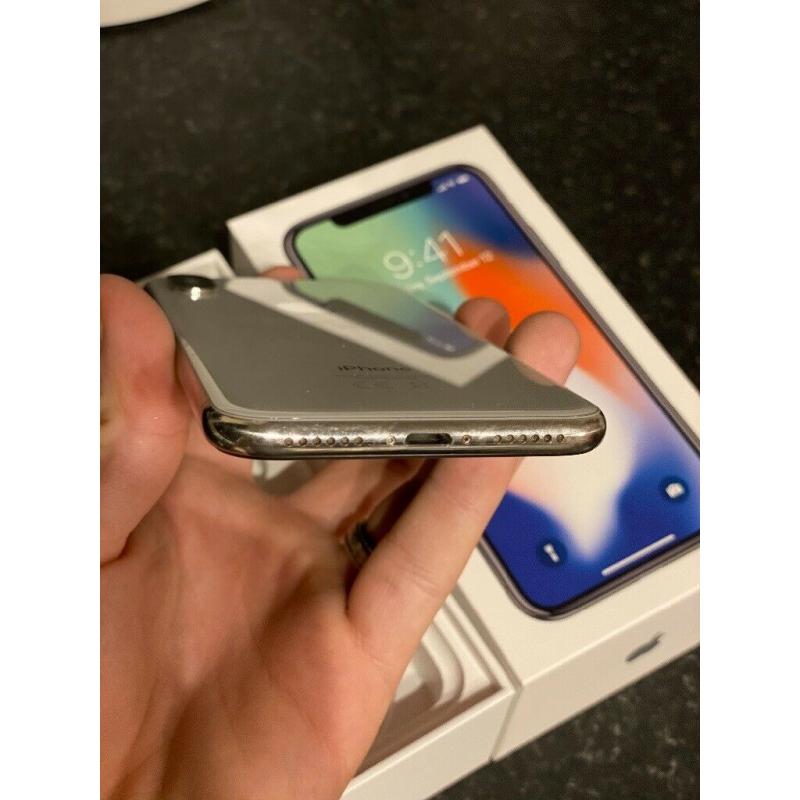 iPhoneX Silver 256GB