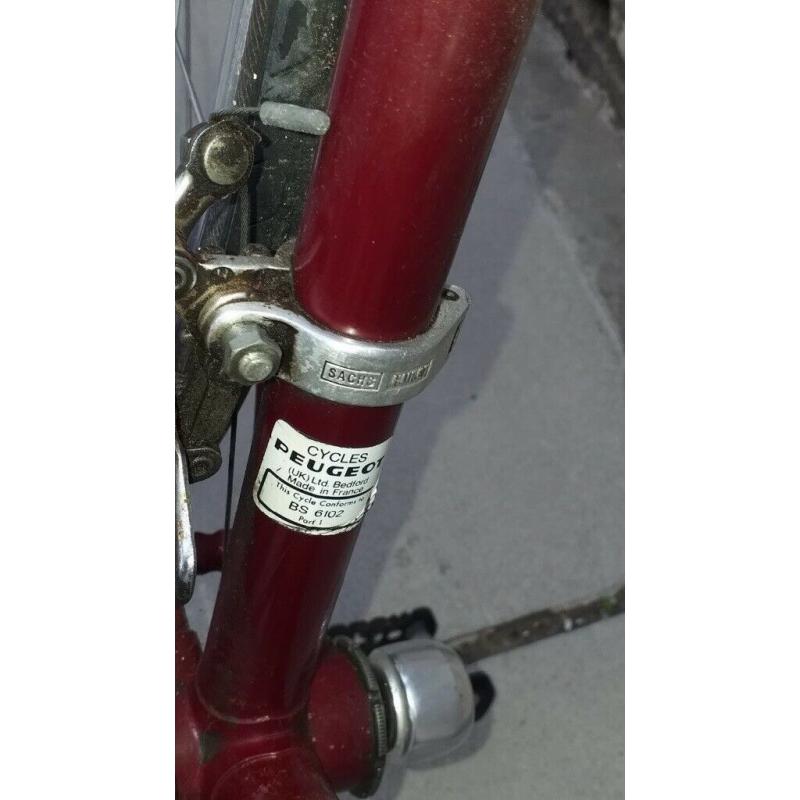 PEUGEOT ROUTIER RACING BIKE 501 VINTAGE REYNOLDS 501