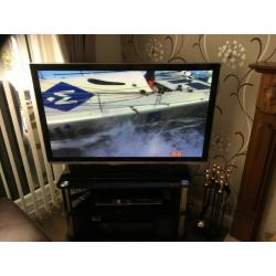 Panasonic Plasma TV 46inch - TX-P42UT50B plus tv stand and 2 pairs of 3D glasses