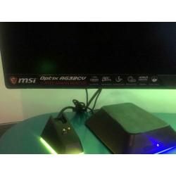 Gaming Monitor Screen MSI Optix AG32CV 1ms Curved 31.5 2Years Warranty 165hz