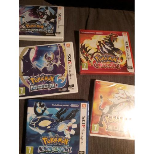 Wanted pokemon games sealed or opened