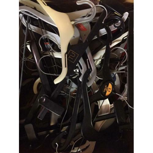 Lots of hangers - kids and adult ones