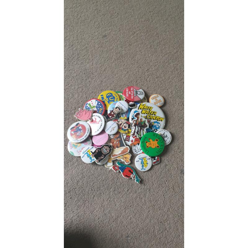 Selected of assorted badges