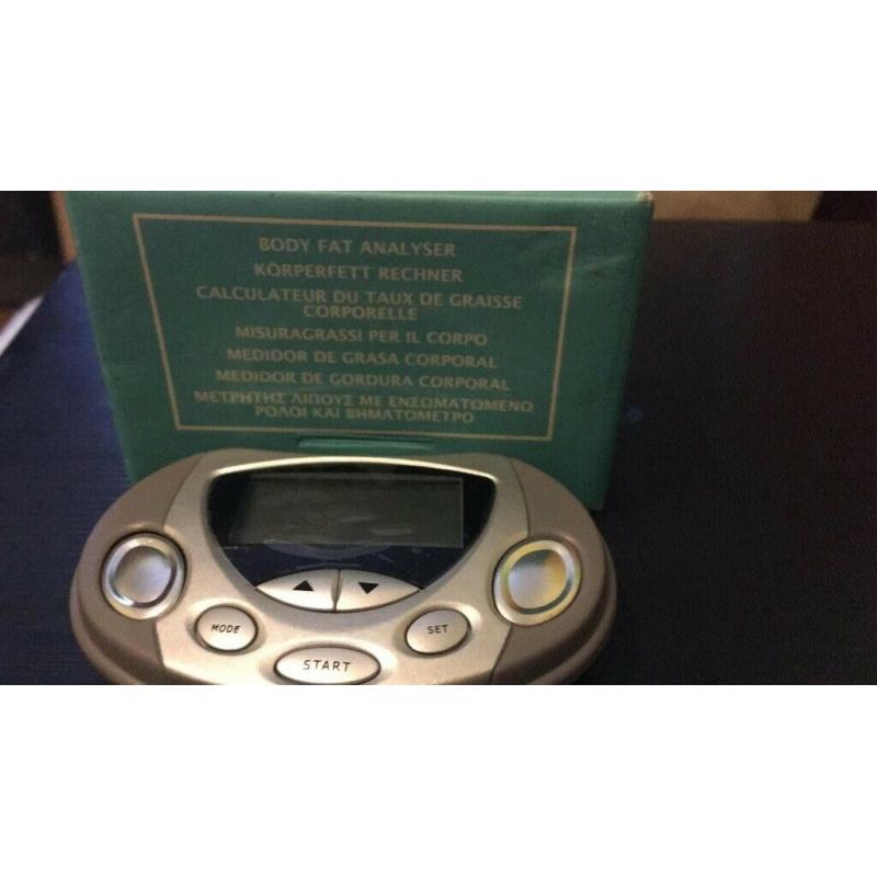 Body Fat Analyser - Avon - With New Battery