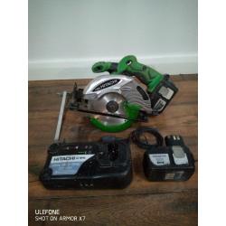 HITACHI C18DL1 18v CIRCULAR SAW 2x3Ah