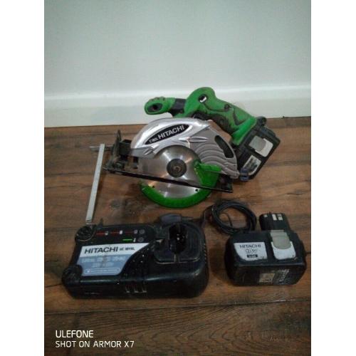 HITACHI C18DL1 18v CIRCULAR SAW 2x3Ah