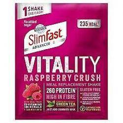 Slimfast Vitality 400g X 6 RRP ?72 High Protein No Added Sugar