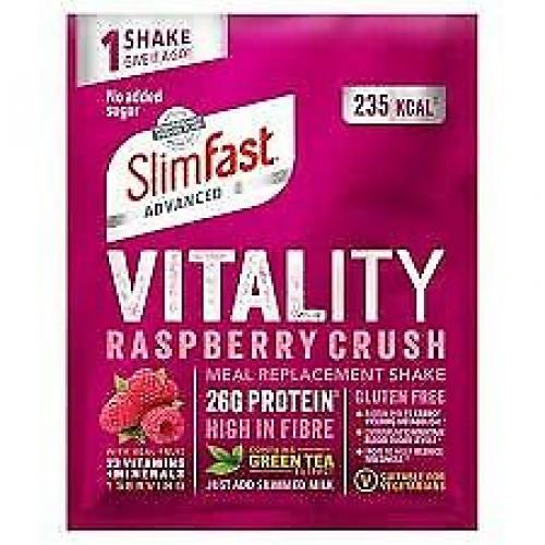 Slimfast Vitality 400g X 6 RRP ?72 High Protein No Added Sugar