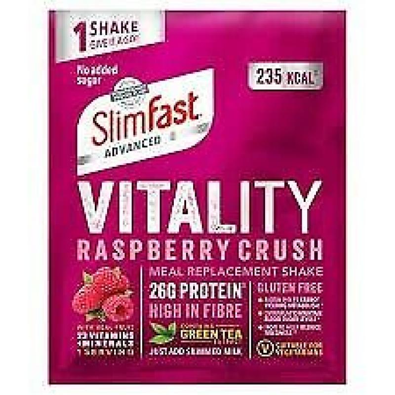 Slimfast Vitality 400g X 6 RRP ?72 High Protein No Added Sugar