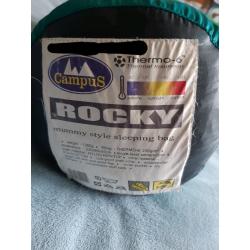 Mummy style sleeping bag