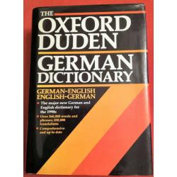 OXFORD-DUDEN GERMAN/ENGLISH ENGLISH/GERMAN DICTIONARY
