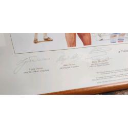 British Olympic Legends Signed Framed Print