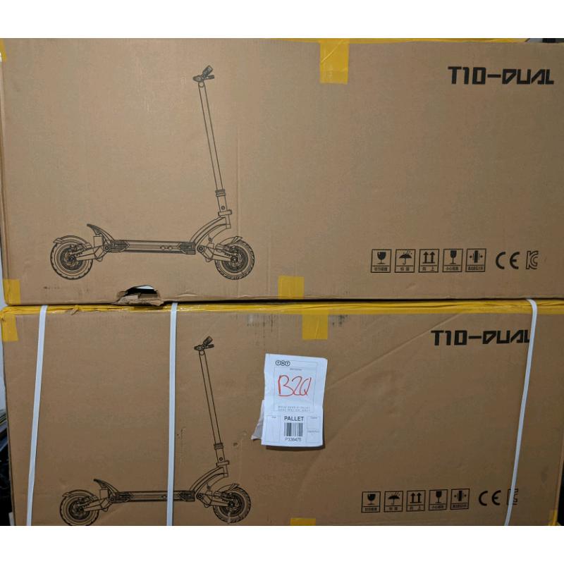 New T10-DDM like ZERO 10x electric scooter 52v 23ah LG battery