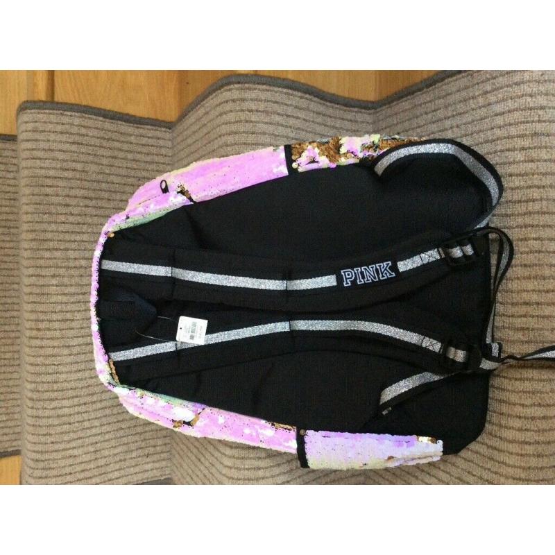 Victoria Secret Pink Sequin Rucksack Backpack