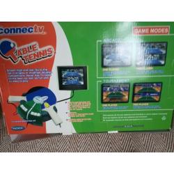 REDUCED table tennis plug & play interactive TV game by XaviX for 1 or 2 players