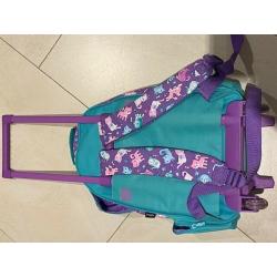 Smiggle Sky Trolley Backpack With Light Up Wheels