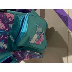 Smiggle Sky Trolley Backpack With Light Up Wheels