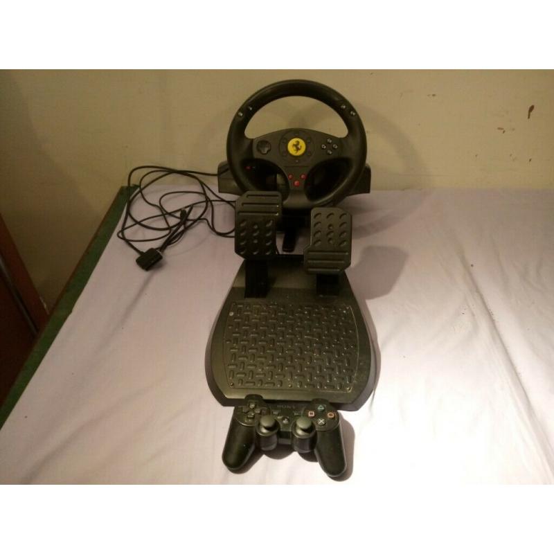 Thrustmaster Ferrari GT Experience Racing wheel and pedals for PC,PS2,PS3 C12002