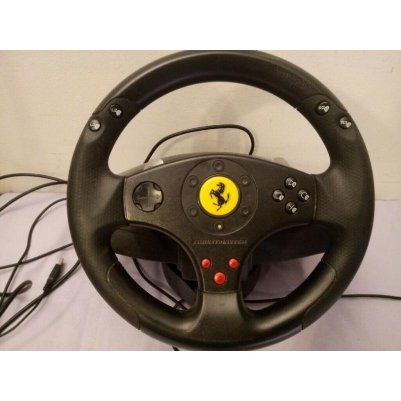 Thrustmaster Ferrari GT Experience Racing wheel and pedals for PC,PS2,PS3 C12002