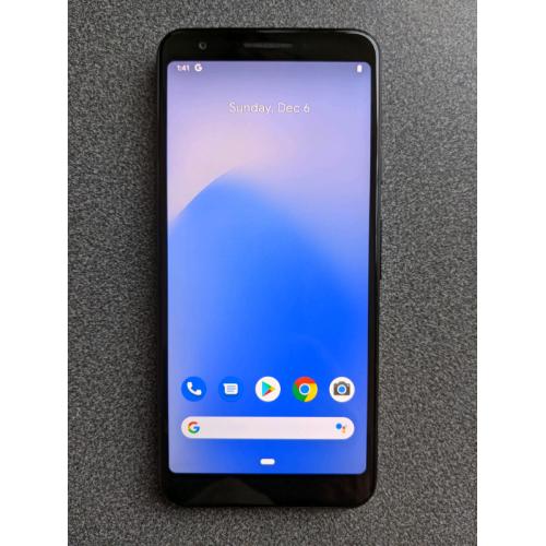 Google Pixel 3a mobile phone (not iPhone, Samsung etc)