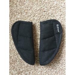 Car Seat Strap Covers Black Universal Bruin Kids Childrens Buggy Pushchair