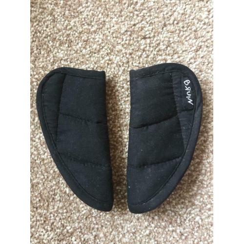 Car Seat Strap Covers Black Universal Bruin Kids Childrens Buggy Pushchair