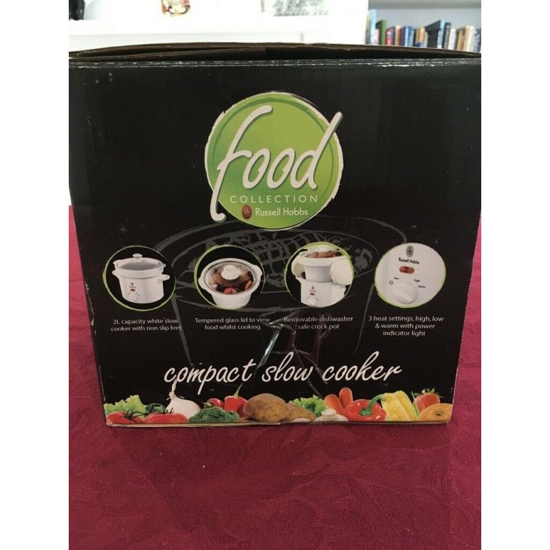 New - Russell Hobbs Compact Slow Cooker