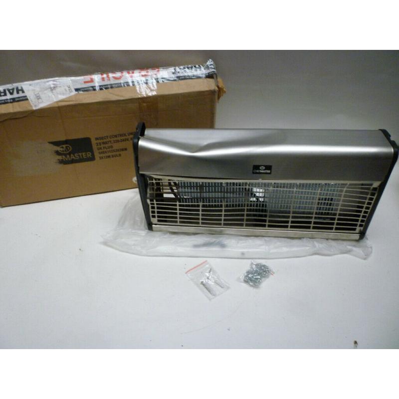 Chefmaster Insect Control Unit Aluminium commercial kitchens take away shop chppy pizza cooking 6
