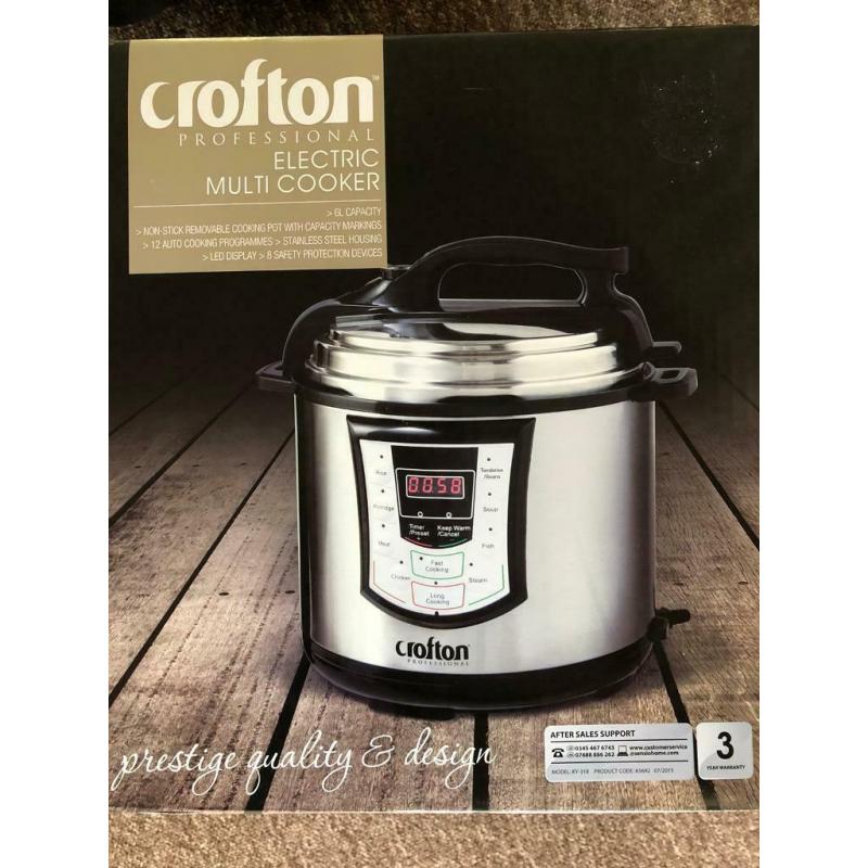 Brand New Crofton Electric multi cooker