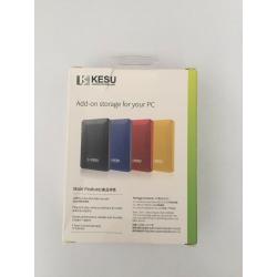 Kesu Ultra Slim 250GB External Portable Hard Drive - Black