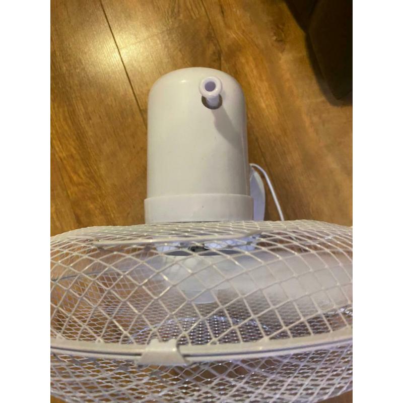 Oypla Electrical 12" 3 Speed Oscillating Electric Desk Home Office Fan