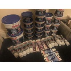 Wall tile adhesive /grout /and whiteners