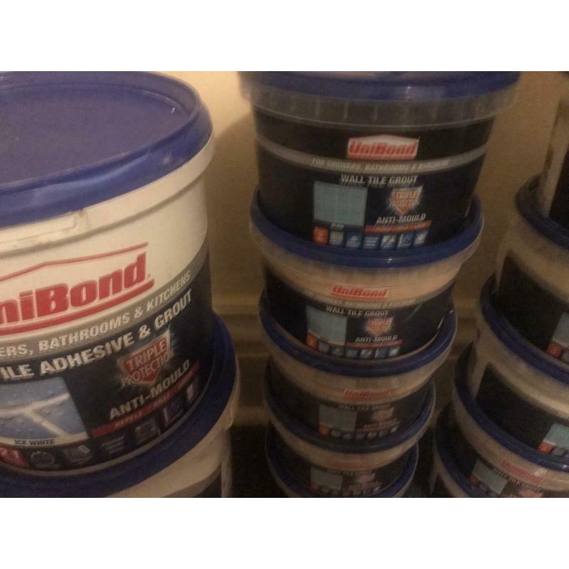 Wall tile adhesive /grout /and whiteners