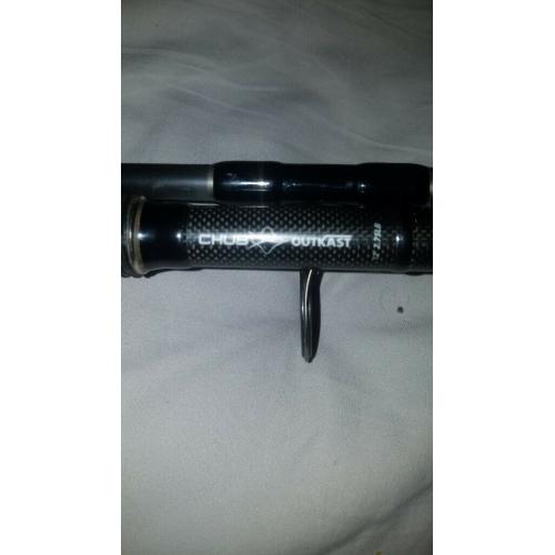 Chubb outcast fishing rod . 12' 2.75 test