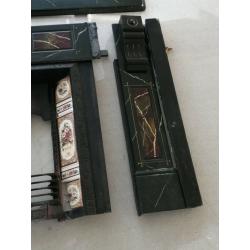 Antique Marbleized Slate Fireplace