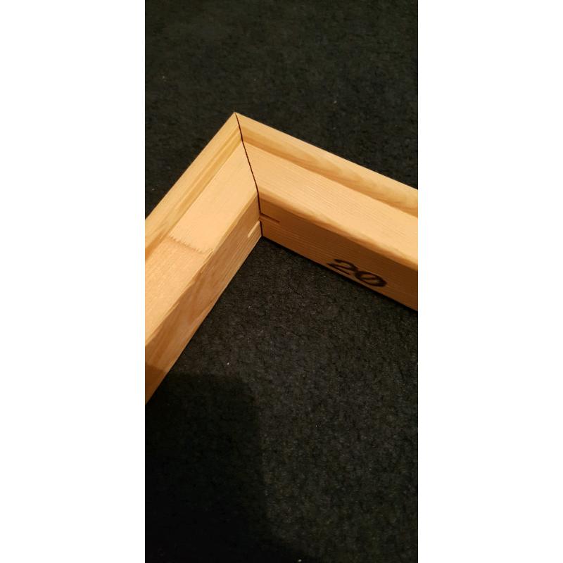 Wooden Canvas frame 20" by 20" (New)