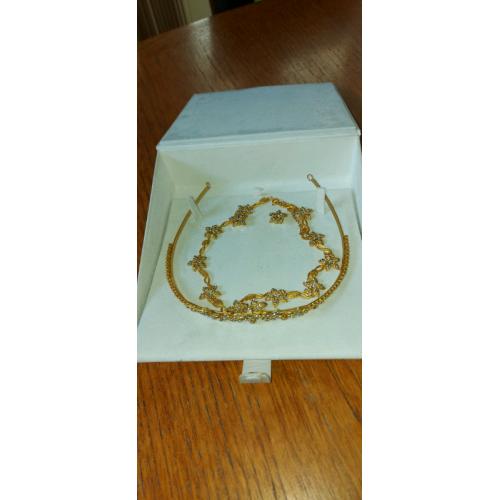 JEWELLERY SET consisting of TIARA, EARRINGS and NECKLACE