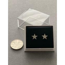 Stud star earrings in stainless steel