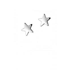 Stud star earrings in stainless steel
