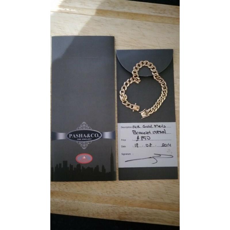 Men's 14ct Turkish Gold Bracelet