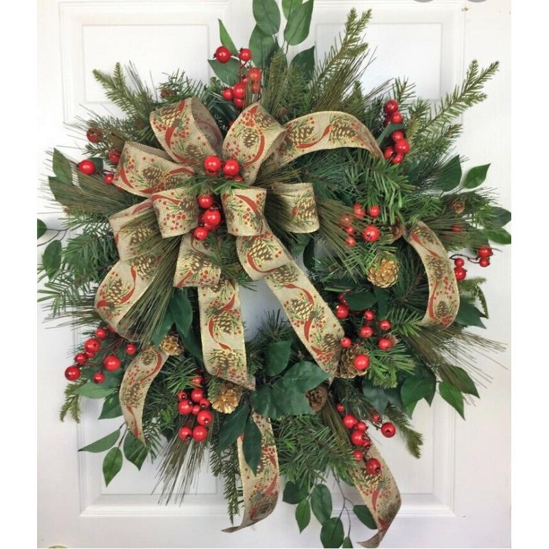 Natural Bespoke Christmas wreaths