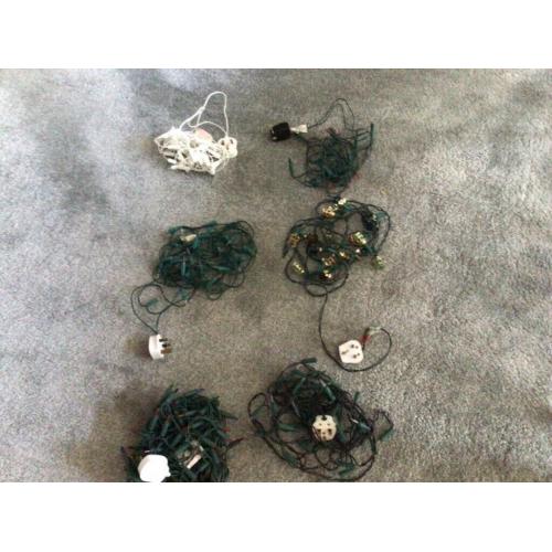 6 Sets of Working Christmas Lights