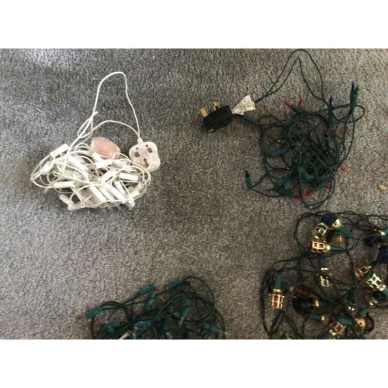 6 Sets of Working Christmas Lights