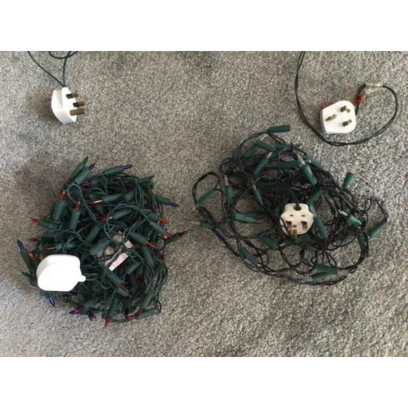 6 Sets of Working Christmas Lights