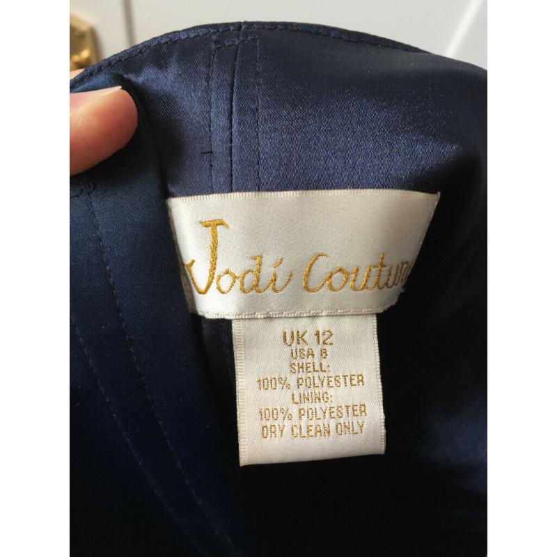 Bridesmaid?s dress ? Jodi Couture (UK) navy blue ? Size 12