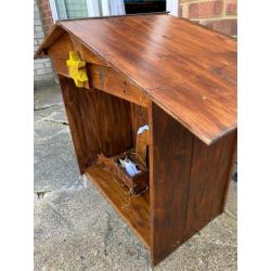 Handmade large nativity scene